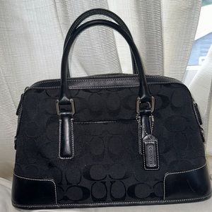 Coach logo quilted special edition doctor bag